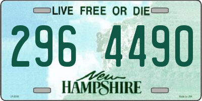 NH license plate 2964490