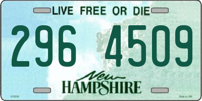 NH license plate 2964509