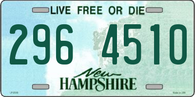 NH license plate 2964510