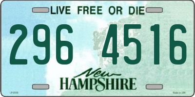 NH license plate 2964516