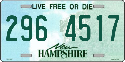 NH license plate 2964517