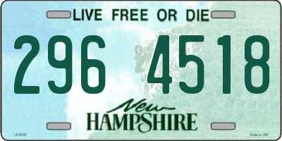 NH license plate 2964518