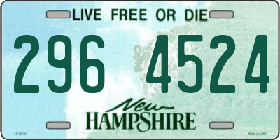 NH license plate 2964524