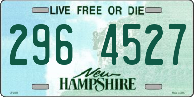 NH license plate 2964527