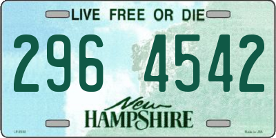 NH license plate 2964542
