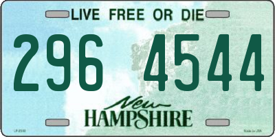 NH license plate 2964544