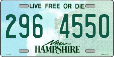 NH license plate 2964550