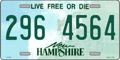 NH license plate 2964564