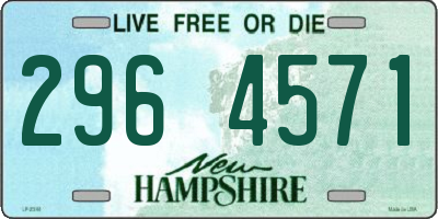 NH license plate 2964571