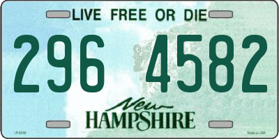 NH license plate 2964582