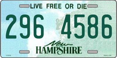 NH license plate 2964586
