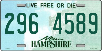 NH license plate 2964589