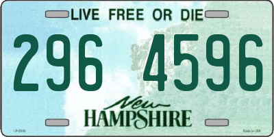 NH license plate 2964596