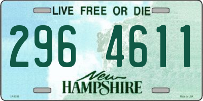 NH license plate 2964611