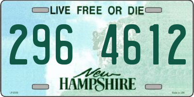 NH license plate 2964612