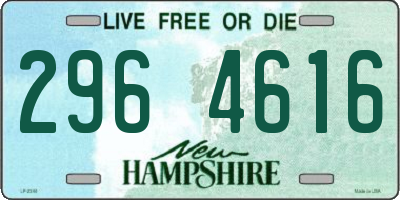 NH license plate 2964616