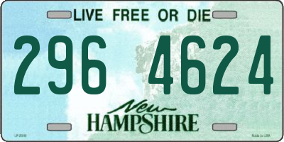 NH license plate 2964624