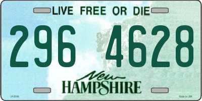 NH license plate 2964628