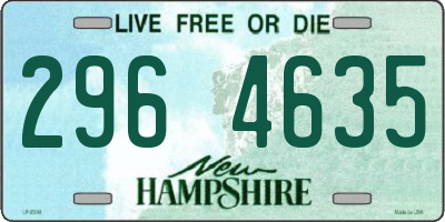 NH license plate 2964635