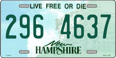 NH license plate 2964637
