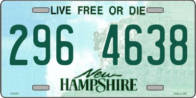 NH license plate 2964638