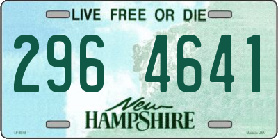 NH license plate 2964641