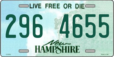 NH license plate 2964655
