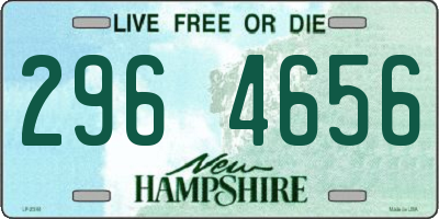 NH license plate 2964656