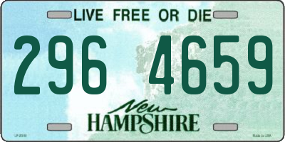 NH license plate 2964659