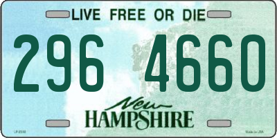 NH license plate 2964660