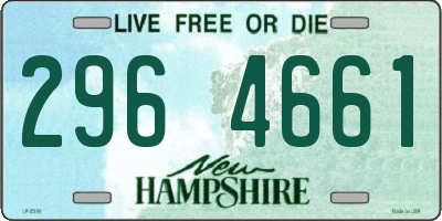 NH license plate 2964661