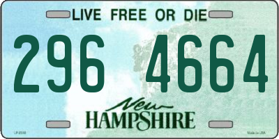 NH license plate 2964664