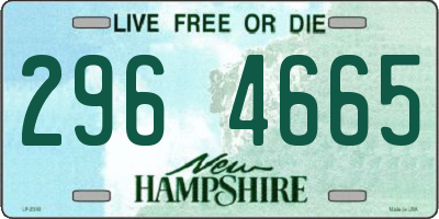 NH license plate 2964665