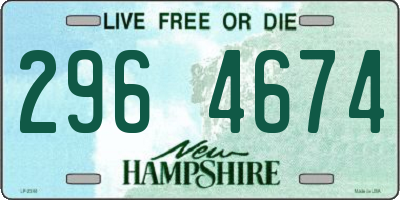 NH license plate 2964674