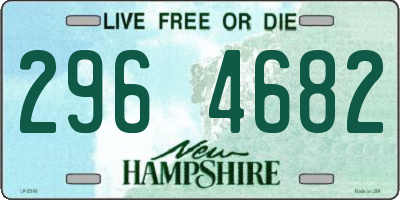 NH license plate 2964682