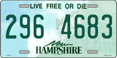 NH license plate 2964683