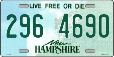 NH license plate 2964690