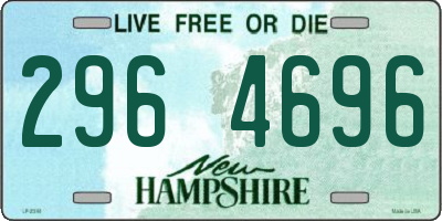 NH license plate 2964696