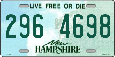 NH license plate 2964698