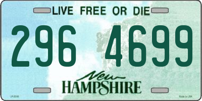 NH license plate 2964699