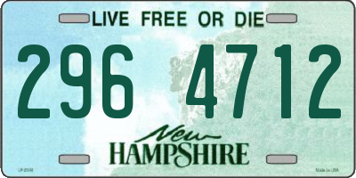 NH license plate 2964712