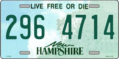 NH license plate 2964714