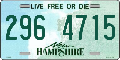 NH license plate 2964715