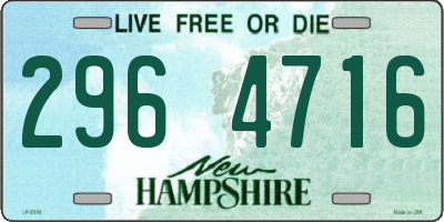 NH license plate 2964716