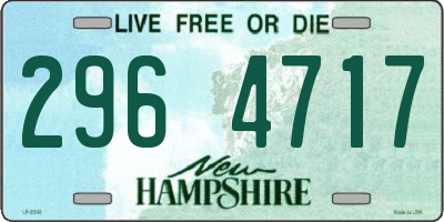 NH license plate 2964717