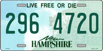 NH license plate 2964720