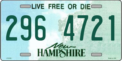 NH license plate 2964721
