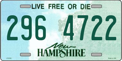 NH license plate 2964722