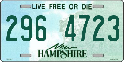 NH license plate 2964723