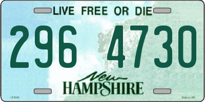 NH license plate 2964730